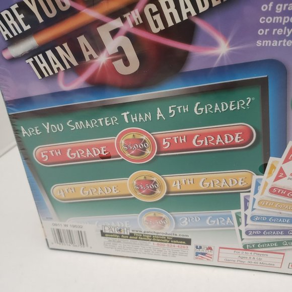 New Sealed Are you smarter than a 5th grader Board game Gift 8+ 2009 - Picture 10 of 14